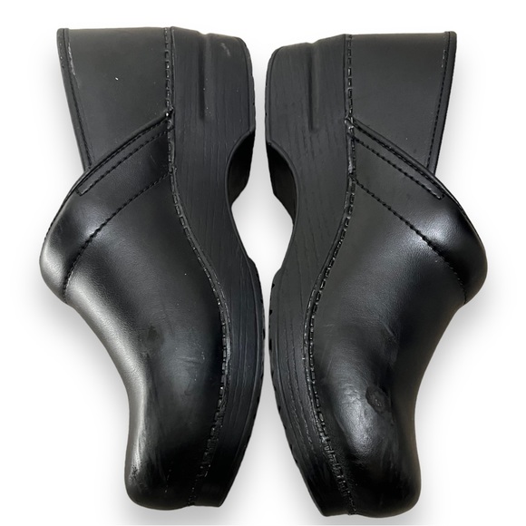Dansko Black Leather Clogs - Picture 4 of 6